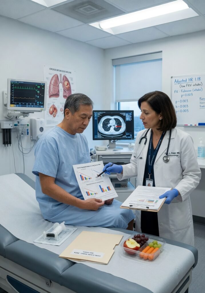 Fruit and Vegetable Consumption Study: Understanding the Lung Cancer Connection